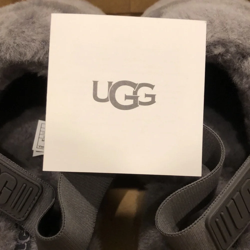 UGG Super Fluff Slippers grey - Picture 13 of 14